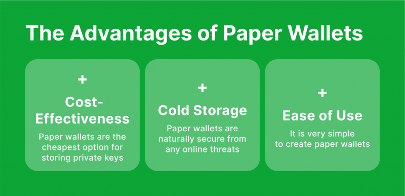 advantages of paper wallets