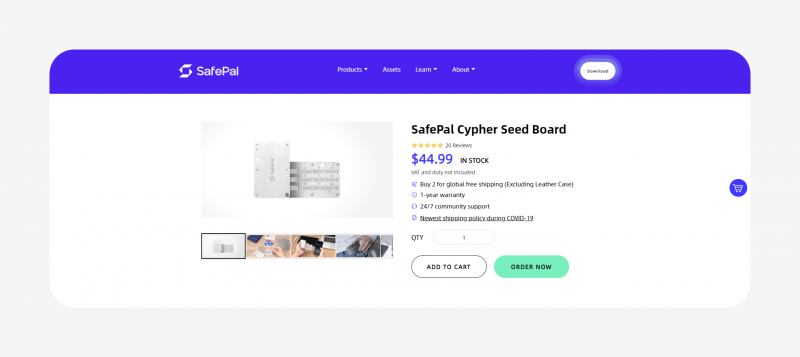 SafePal-Cypher-seed-phrase-storage