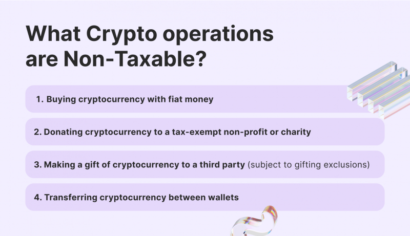 non-taxable crypto transactions