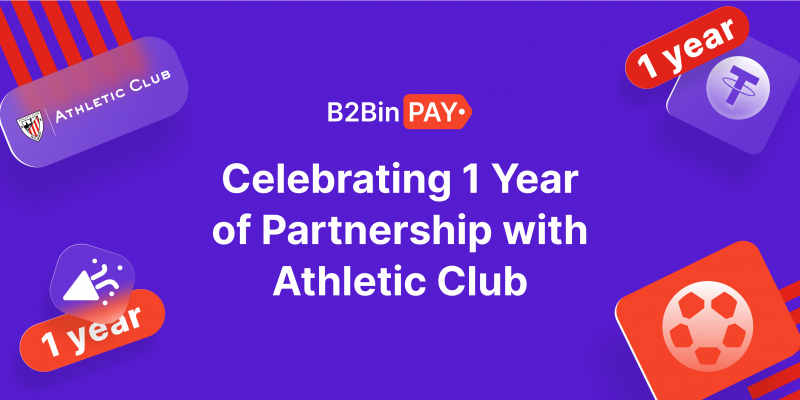 B2BinPay Celebrates 1 Year of Partnership with Athletic Club