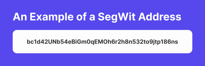 SegWit address example