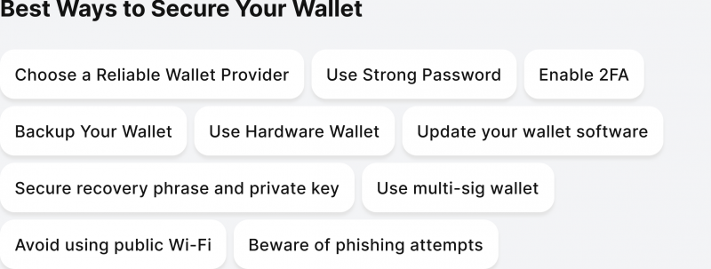 Wallet Security Tips