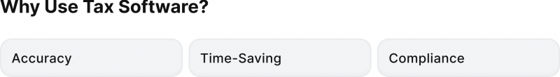benefits of using tax software