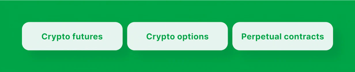 types of crypto derivatives