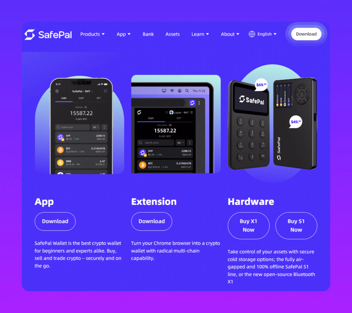 SafePal's official website