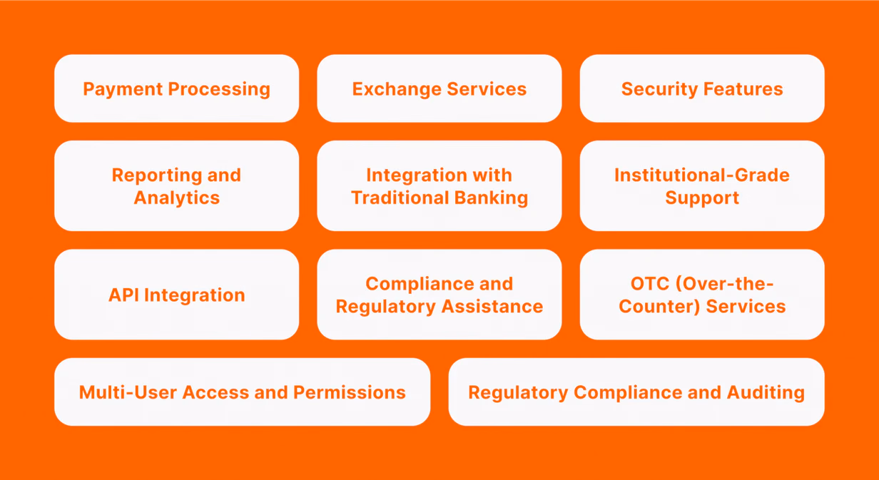 Features and Functionalities of Crypto Business Account
