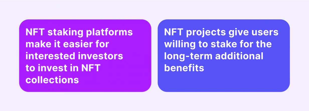 How does NFT Staking work?