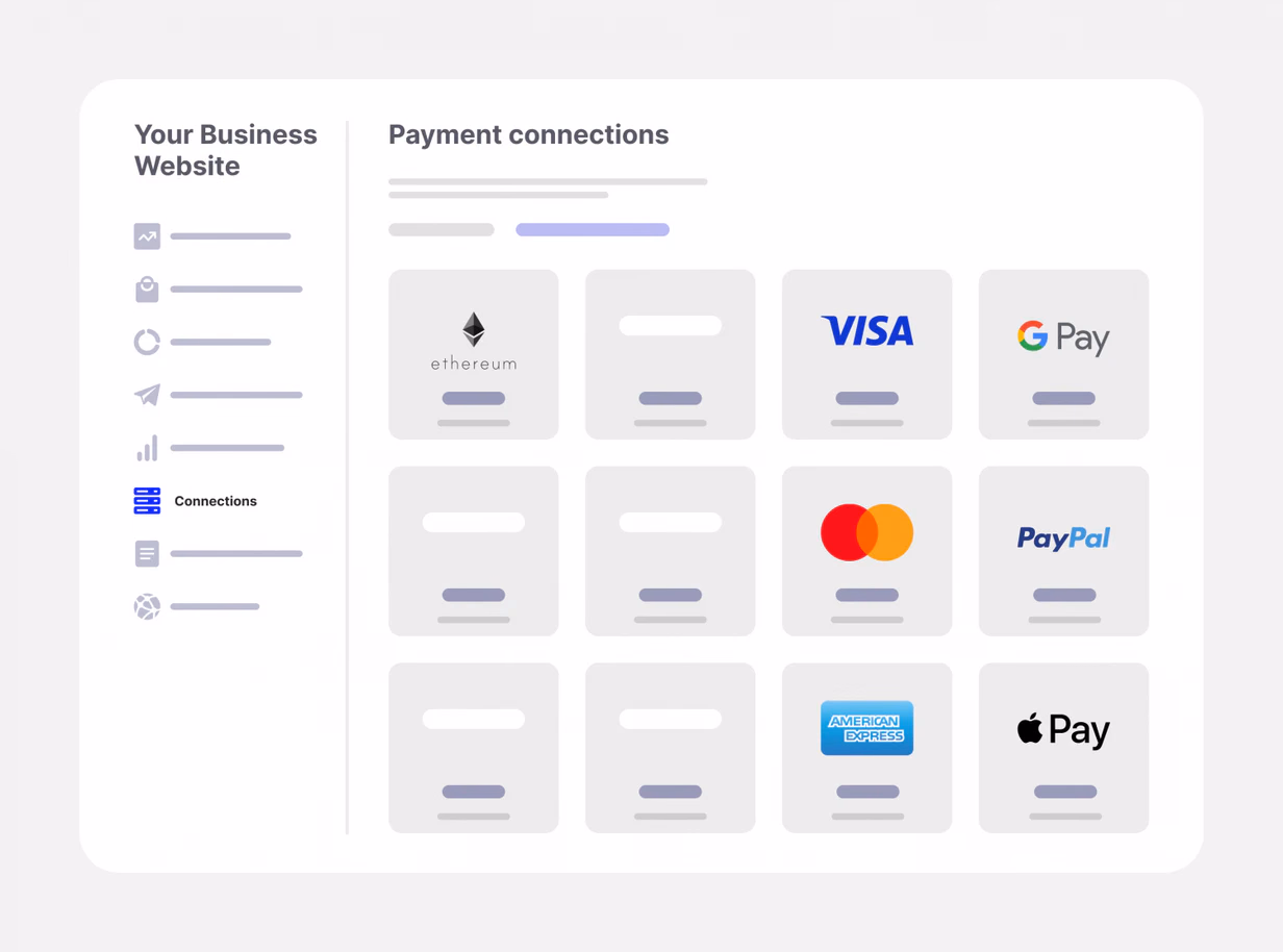 A Proper Front-End Payment Menu